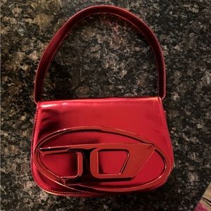 Diesel 1DR Red Shoulder Bag